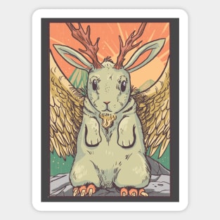 Rare Creature Card Wolpertinger Cute Magnet